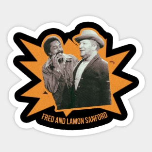 fred and lamont sanford Sticker